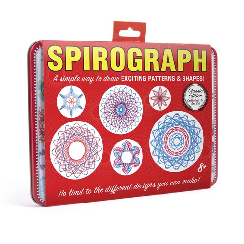 Spirograph retro tin - spirograph,