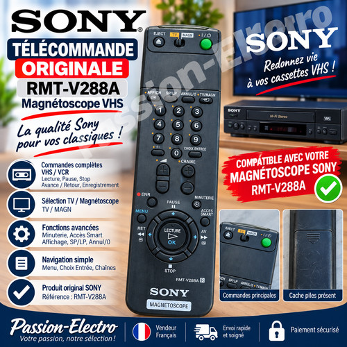 Télécommande originale sony - télécommande,