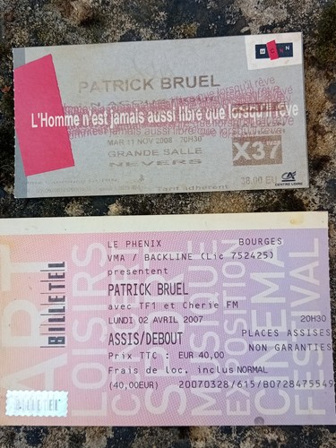Tickets concert patrick - tickets,
