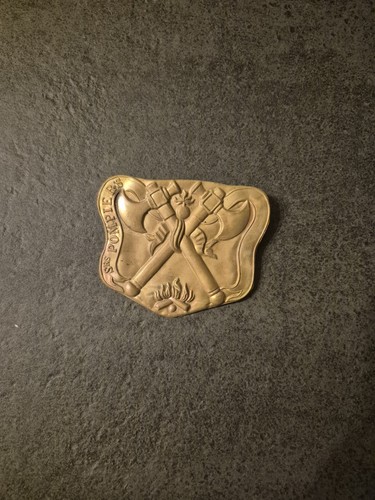Plaque casquette feu - plaque,