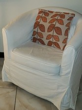 IKEA Tullsta Chair Slipcover Canvas Beige  