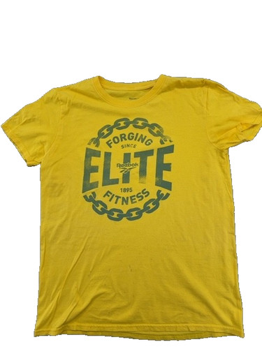 Reebok crossfit yellow cotton - crossfit,
