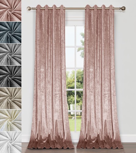 Paire rideaux velours - paire, en