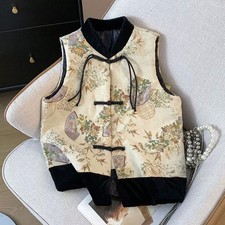 Gilet En Velours Floral
