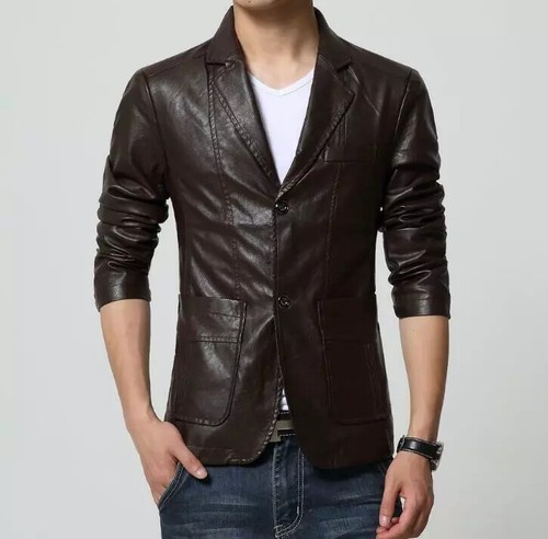 Homme marron véritable - homme, cuir