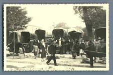 Spain, Burgos, Le Marché au chiments Vintage silver print. Spain. postcard p