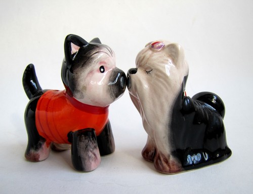 Ensemble sel poivre chiens - poivre,