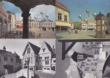 Lot de 4 cartes postale cards