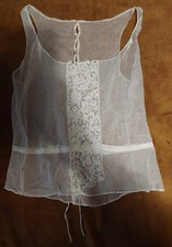Cache corset ancien tulle