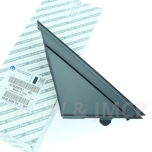 Droit miroir noir mat moulure - miroir,