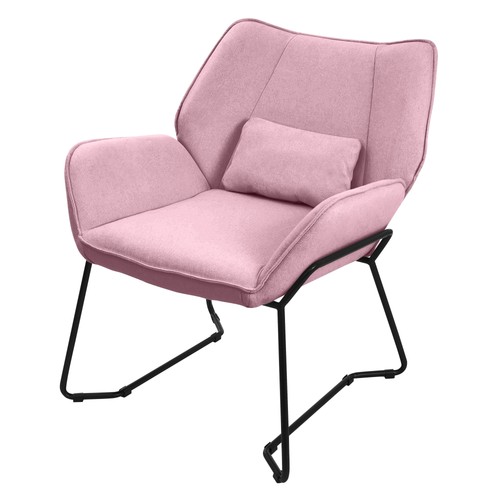 Fauteuil salon relax rose - fauteuil,
