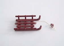 PLAYMOBIL (N2145) CHRISTMAS - Adult Dark Brown Wooden Luge Santa 4166