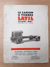 LATIL, camion type B5, vers