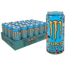 Monster Energy Mango Loco Avec Tropical Mango Saft 500ml 24er Paquet