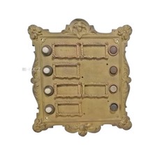 Plaque De Sonnette Ancienne En