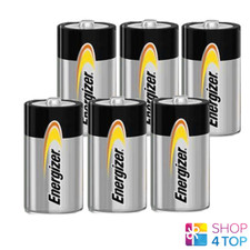 6 Energizer C Alkaline Power Lr14 Battery 1.5V Baby R14 Mn1400 Am2 E93 NEW