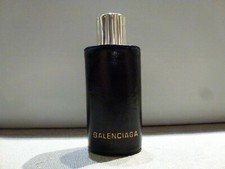 Rare Antique BALENCIAGA Quadrille Perfume Bag Bottle 7.5ml Empty in Leather Case