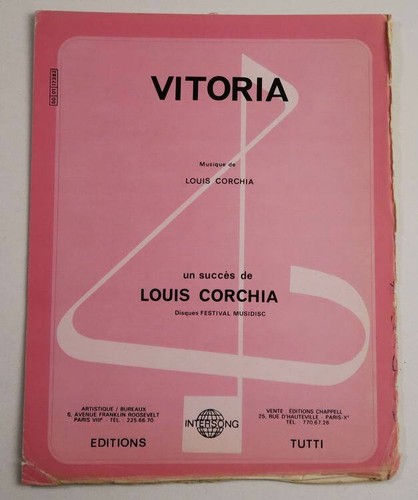 Partition vintage sheet - , music