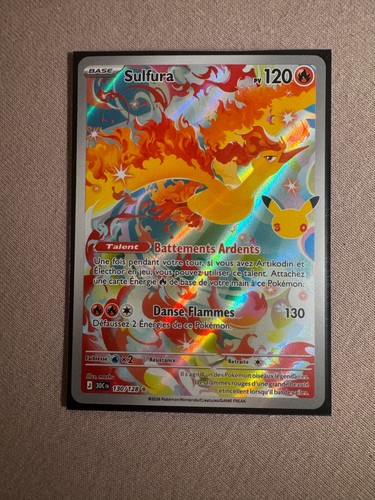 Carte pokémon jcc sulfura - carte,
