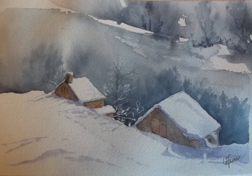 Aquarelle originale signée