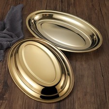 Plat à poisson en acier