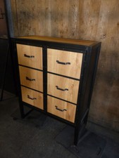 Armoire basse design industriel 