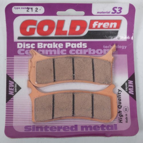 Plaquette frein gold - de,