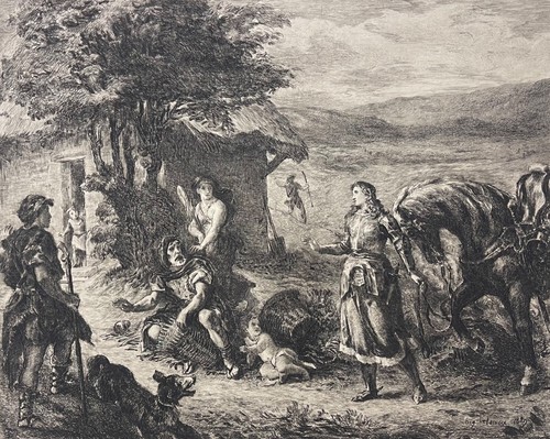 Eugène delacroix herminie - eugène, et