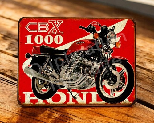 Plaque metal vintage - plaque, honda