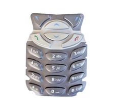 Genuine Nokia Keyboard Keyboard Mat 6310 6310i Silver Gray Mobile Phone Keyboard LIKE NEW