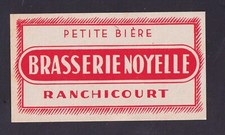 Ancienne étiquette  Alcool