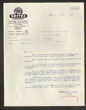 PARIS (XI°) MECHANICAL TOOLING FACTORY / WELDING ""PERFEX / E.R. DULAAR"" in 1957