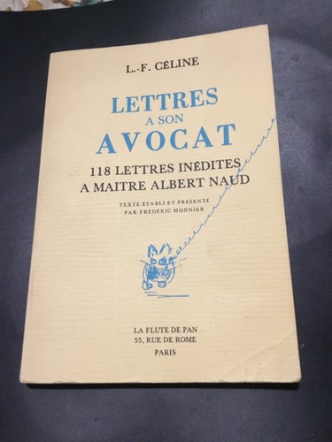 Lettres son avocat - son, f