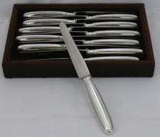 Alfénide, Perles, 12 couteaux