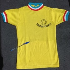 Maillot cyclisme enfant jaune