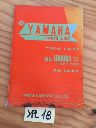 Yamaha lb80iia chappy 592 1975 - yamaha,