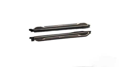 Noir argent aluminium - argent, course