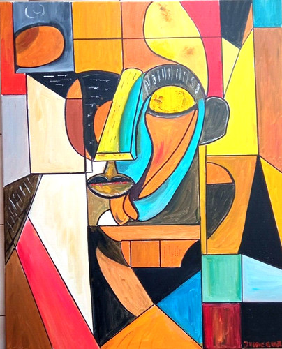 Portrait femme art - femme, tableau