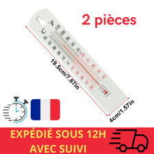 LOT x2 Thermomètre Mural