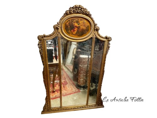Miroir ancien style louis - **miroir,