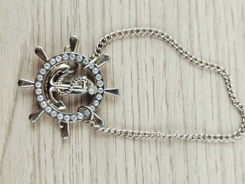 Pendentif ancre roue de - et,