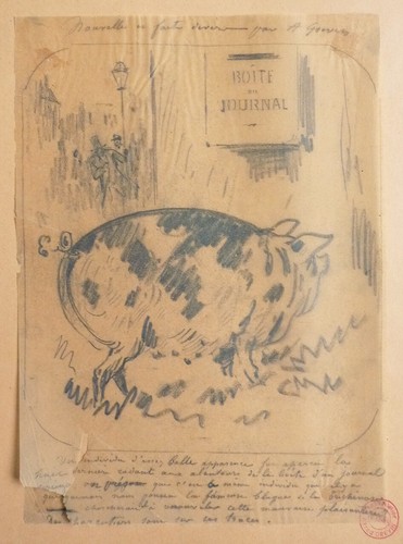 Cochon dessin crayon de - dessin,