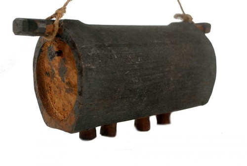 Cloche vache bois - cloche, à