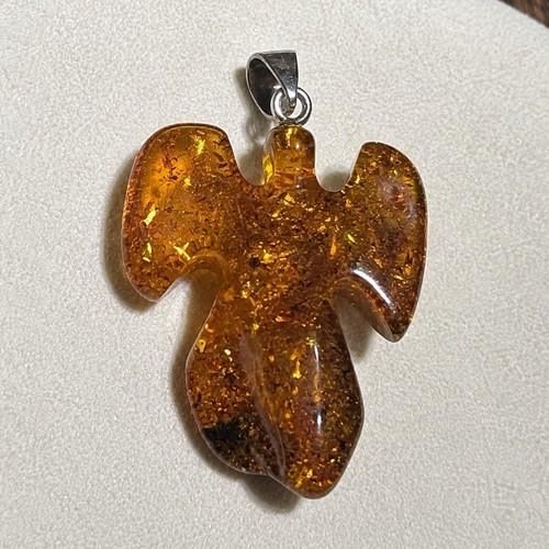 Pendentif ange ambre - pendentif,