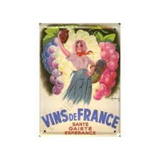 Plaque métal publicitaire