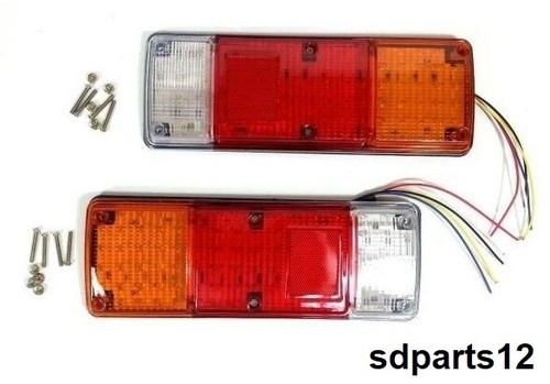 Paire feux arrière 12v - arrière,
