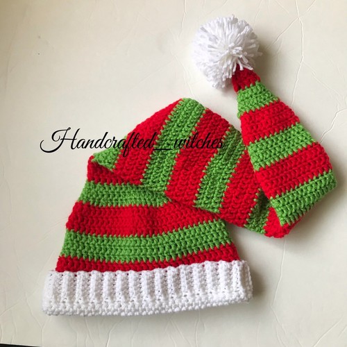 Handmade elf hat crochet - elf, hat,