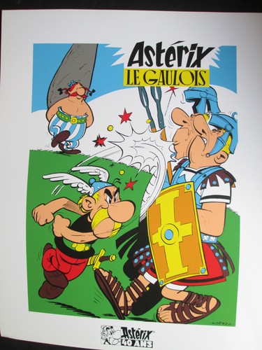Sérigraphie astérix - sérigraphie, le