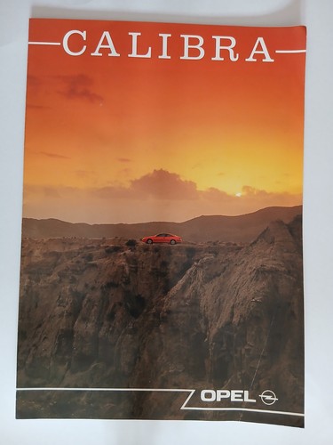 Opel calibra brochure - opel,