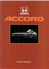 Honda Accord Aerodeck 1986 UK Market Sales Brochure 2.0 EX & EXi